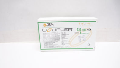 Synovis GEM2752/I GEM Microvascular Anastomotic Coupler  Device 2.0mm (x)